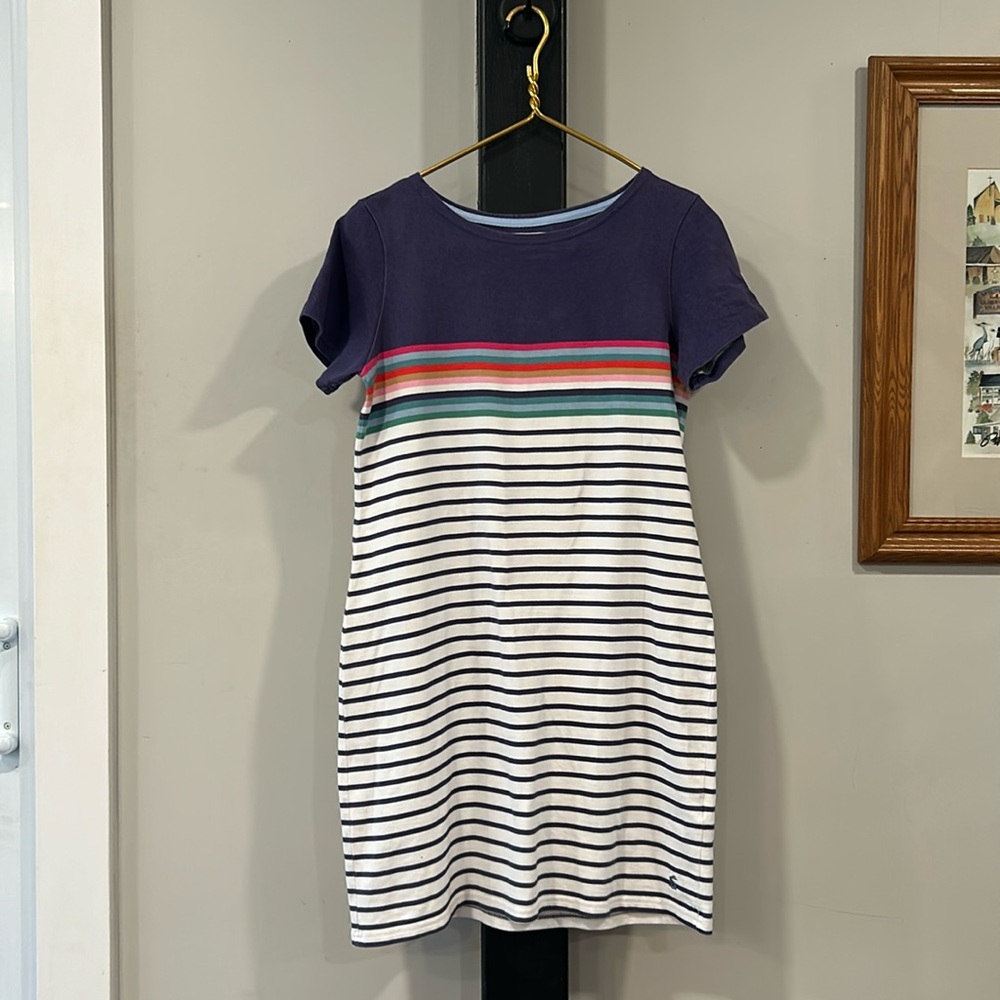 PREMIUM GRADE JOULES fit for land and sea t shirt dress sturdy cotton